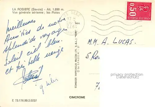 La_Rosiere_Haute Saone Vue generale aerienne les Pistes La_Rosiere_Haute Saone