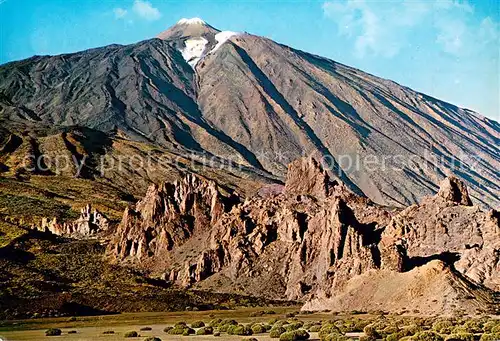 Tenerife Valle de Ucanca El pies del Teide al fondo Tenerife