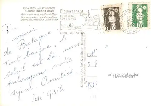 Plougrescant Maison pittoresque a Castel Meur Plougrescant