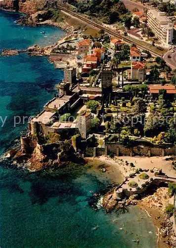 La_Napoule_Plage Le vieux Chateau et les Plages Vue aerienne La_Napoule_Plage