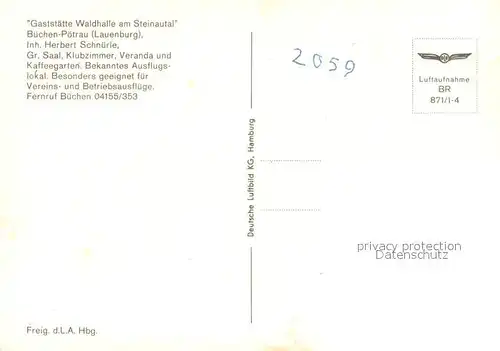 Poetrau Gaststaette Waldhalle am Steinautal Kaffeegarten Panorama Poetrau