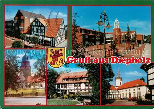 Diepholz Fachwerkhaus Rathaus Willenberg St Nicolai Kirche Diepholz