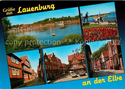Lauenburg_Elbe Panorama Der Rufer Ortsmotive Lauenburg Elbe