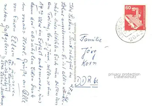 Lohne Handelslehranstalt Marktstrasse Gymnasium Hopener Burggarten Stadtteich Burg Hopen St Franziskus Hospital Realschule Lohne