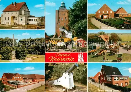 Insel_Neuwerk haus Meereswooge Leuchtturm Wattwagen Haus Griebel Turmwirt Friedhof der Namenlosen Pension Fock Kanonenberg Pension Cafe Seeblick Insel Neuwerk