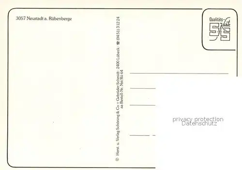 Neustadt_Ruebenberge Fliegeraufnahme Kirche Gefangenenhaus Ortsmotiv Knabenschule Rathaus Neustadt_Ruebenberge