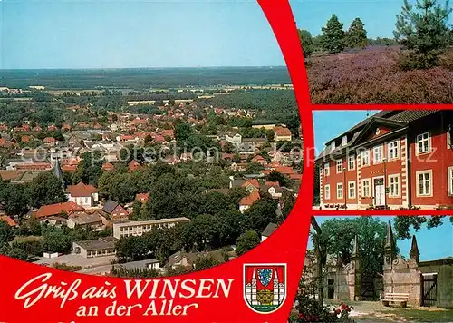 Winsen_Aller Fliegeraufnahme Heidelandschaft Rathaus Kirche Winsen_Aller