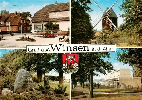 Winsen_Aller Geschaeftshaus Muehle Hermann Loens Gedenkstein Schule Winsen_Aller