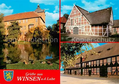 Winsen_Luhe Schloss Fachwerkhaeuser Winsen Luhe