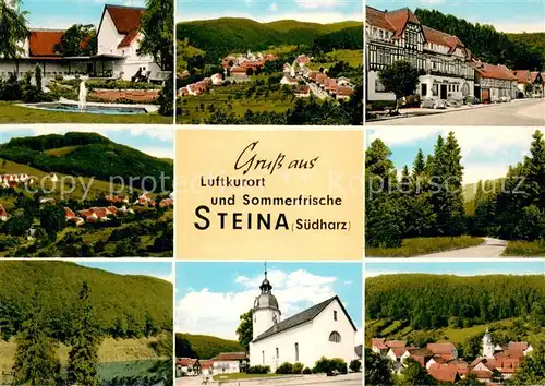 Steina_Suedharz Brunnen Panorama Gasthaus Landschaften Kirche Steina Suedharz