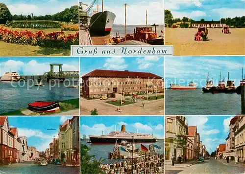 Nordenham Park Ozeandampfer Schiffsanleger Schloss Ortspartien  Nordenham