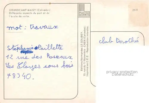 Grandcamp_Maisy_Calvados Differents aspects du port et de lecole de voile Grandcamp_Maisy_Calvados