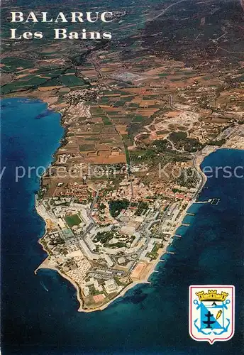 Balaruc les Bains Vue aerienne de presque ile Balaruc les Bains
