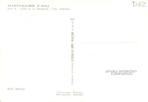 Saint Jacut de la Mer Ile et la Presquile Vue aerienne Saint Jacut de la Mer