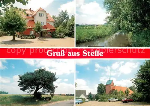 Stelle_Harburg Rathaus Fluss Landschaft Teilansicht Stelle_Harburg