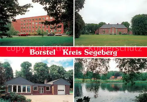 Borstel_Bad_Oldesloe Verwaltungsgebaeude Rathaus Bungalow Seepartie Borstel_Bad_Oldesloe