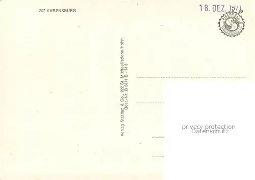Ahrensburg Schloss Kirche Bahnhof Rathaus Hochhaus Ahrensburg