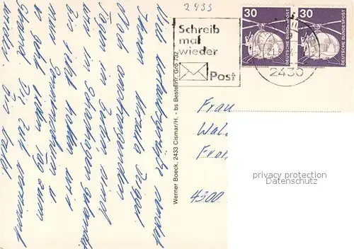 Cismar Klosterdorf Park Strasse Fachwerkhaus  Cismar