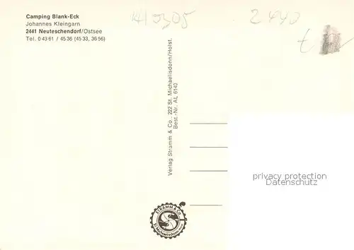 Neuteschendorf Strand Camping Blank Eck Campingfreunde Neuteschendorf