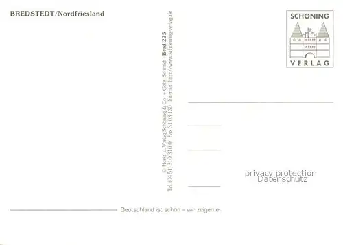 Bredstedt Strassenpartie Rathaus Gasthaus Skulptur Bredstedt