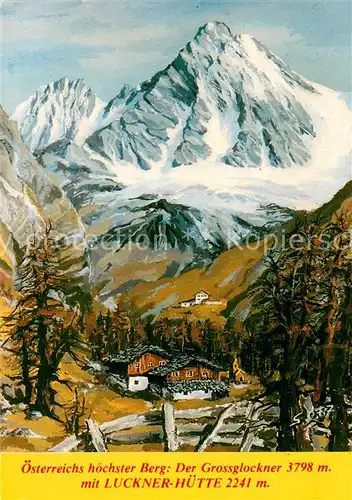 Kals_Grossglockner Luckner Huette Kals Grossglockner