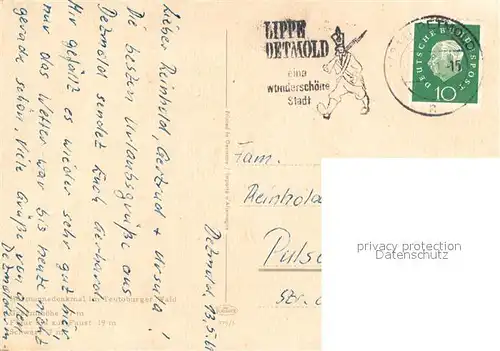 Teutoburgerwald Hermannsdenkmal Teutoburgerwald