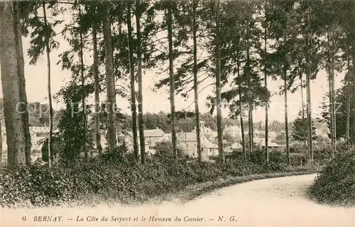 Bernay La Cote du Serpent et le Hameau du Cosnier Bernay