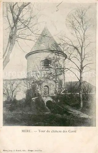 Meru_Oise Tour du chateau des Conti Meru_Oise