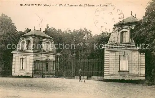 Saint Maximin_Oise Grille dHonneuer du Chateau de Laversines Saint Maximin Oise