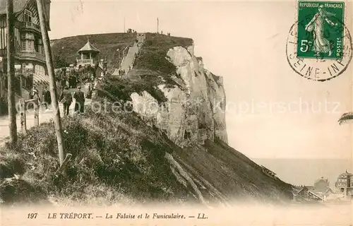 Le_Treport La Falaise et le Funiculaire Le_Treport