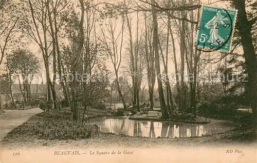 Beauvais_60 Le Square de la Gare 