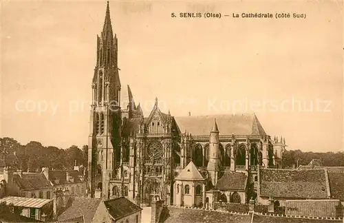 Senlis_Oise La Cathedrale Senlis Oise