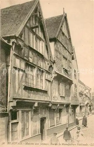 Beauvais_60 Maisons aux faiences Rue de la Manufacture Nationale 