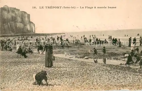 Le_Treport La Plage a maree basse Le_Treport