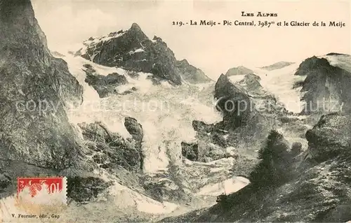La_Meije Pic Central et le Glacier de la Meije La_Meije