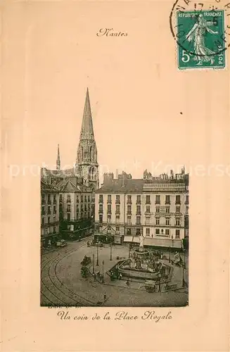 Nantes_Loire_Atlantique Un coin de la Place Royale Nantes_Loire_Atlantique