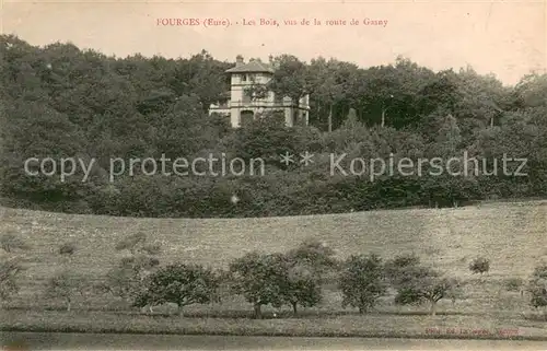 Fourges Les Bois vus de la route de Gasny Fourges