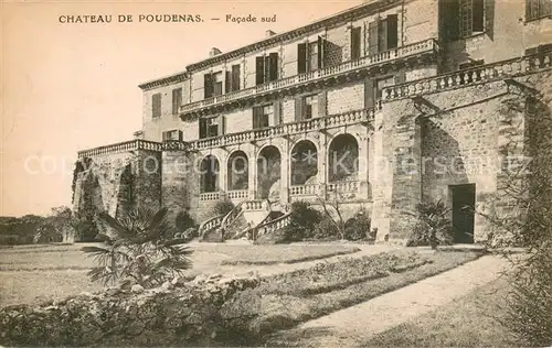 Poudenas Chateau de Poudenas Facade sud Poudenas