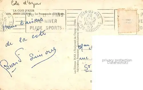 Juan les Pins La Promenade Juan les Pins