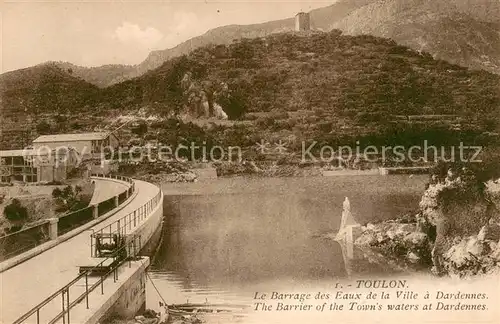 Toulon_Var Le Barrage des Eaux de la Ville a Dardennes Toulon_Var