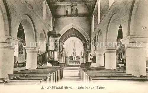 Hauville Interieur de l Eglise Hauville