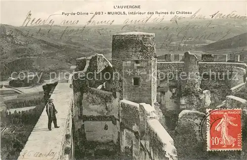 Murols Interieur des Ruines du Chateau Murols