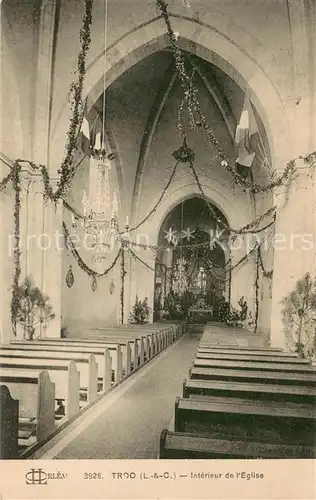 Troo Interieur de l Eglise Troo