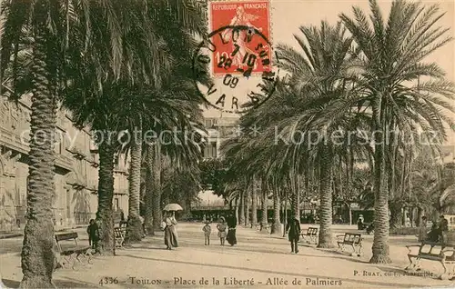 Toulon_Var Place de la Liberte Allee de Palmiers Toulon_Var
