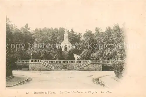 Bagnoles de l_Orne Les Cent Marches et la Chapelle Bagnoles de l_Orne