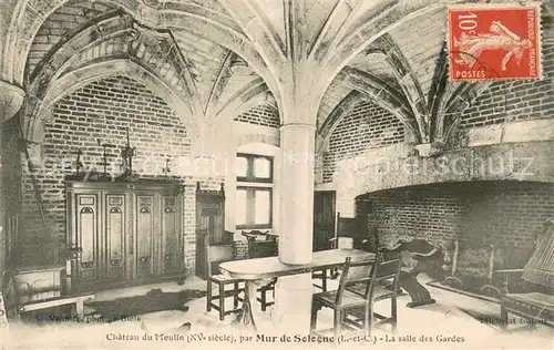 Mur de Sologne Salle des Gardes au Chateau du Moulin Mur de Sologne