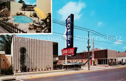 New_Orleans_Louisiana War Lou Motel Swimming Pool 