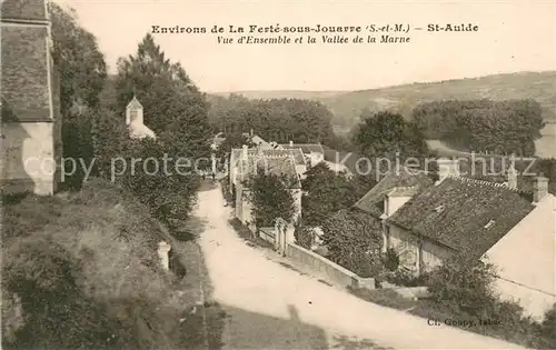 Sainte Aulde Vue d ensemble et la Vallee de la Marne Sainte Aulde