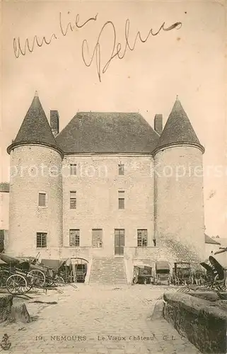 Nemours_Seine et Marne Vieux chateau Nemours Seine et Marne