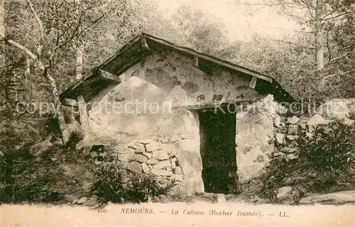 Nemours_Seine et Marne La cabane Rocher Dumee Nemours Seine et Marne